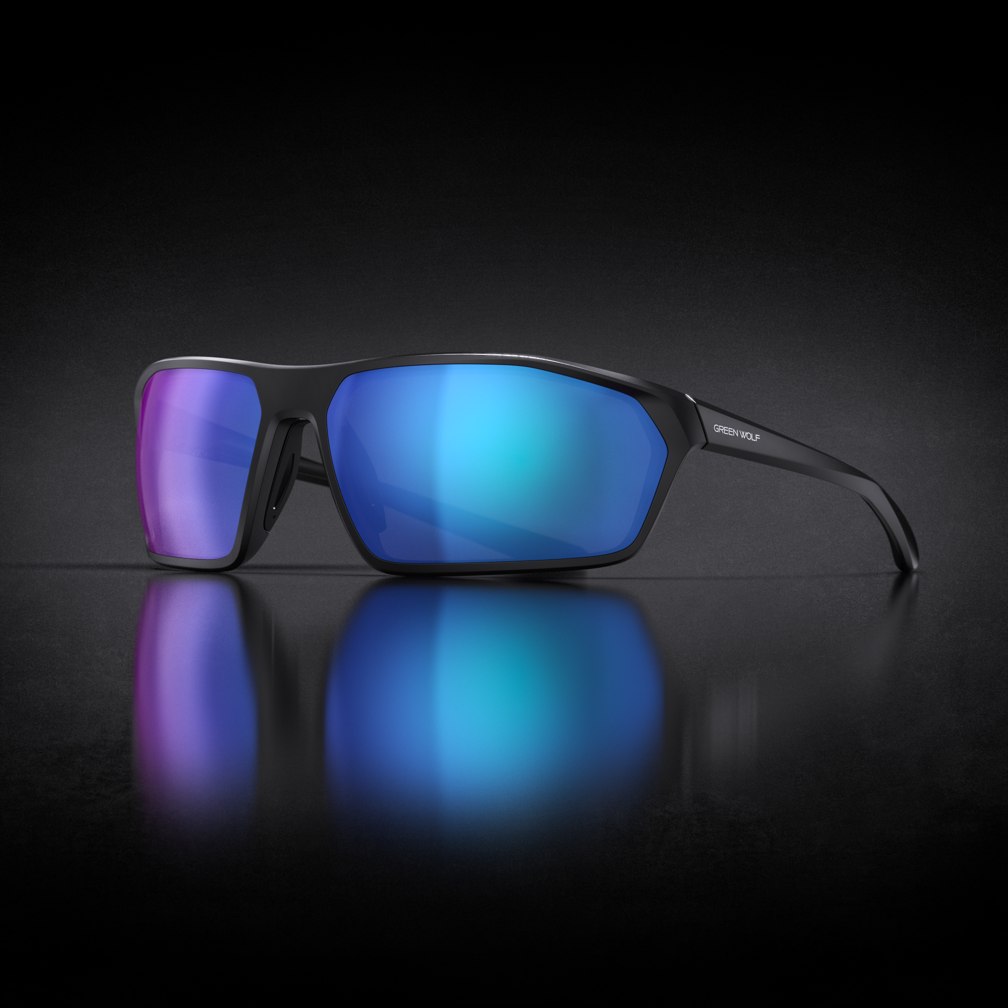 Green Wolf Ace   Black Glacier